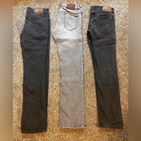 Volcom Boys Youth Sz 26 (12) Vorta Jeans - Picture 4 of 5